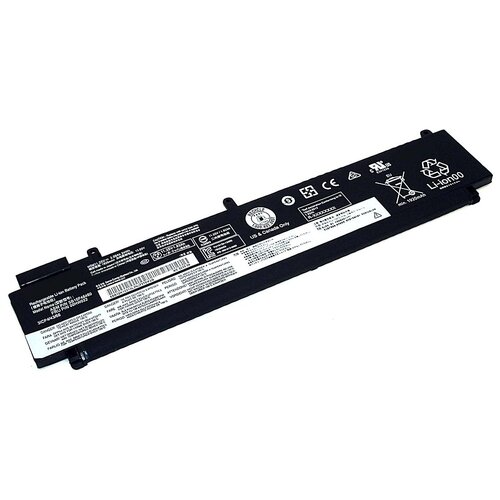 фото Аккумуляторная батарея для ноутбукa lenovo thinkpad t460s (00hw022) 13,05v 1920mah черная oem