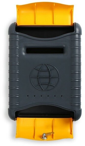 Ящик почтовый, пластиковый, «Стандарт», с замком, серый - фотография № 2