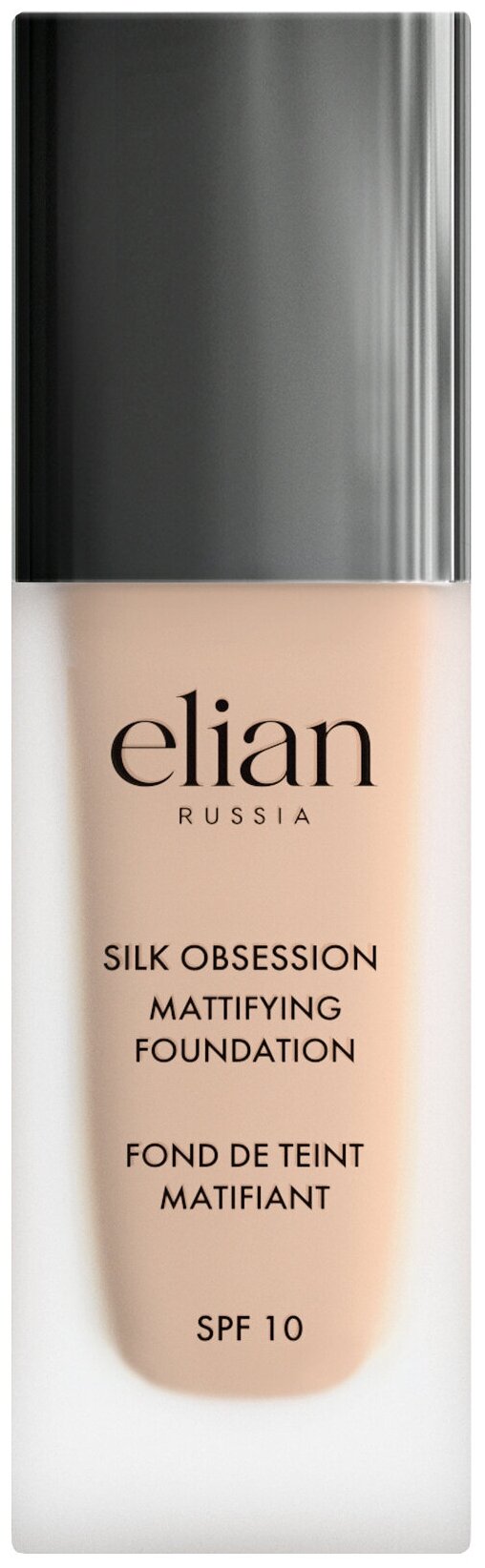 Elian Тональное средство SILK OBSESSION MATTIFYING FOUNDATION SPF 10 тон 25 Almond 35 мл