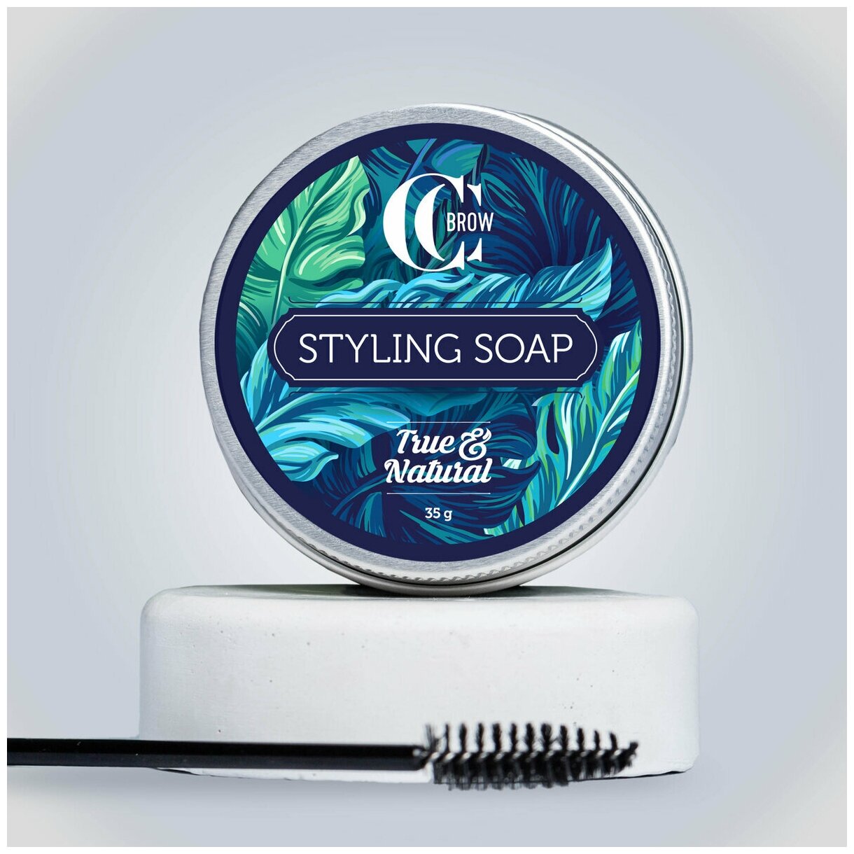 CC Brow Мыло для укладки бровей со щеточкой Styling Soap, True&Naturel 15 g