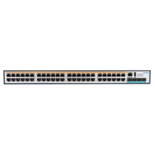 Коммутатор Maipu S3230-54TXP-AC (48*100/1000M, 4*10G SFP+, 1*Extension Slot, 760W PoE&PoE+, 1*AC Power)