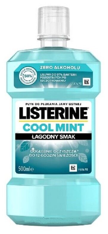 Ополаскиватель для полости рта LISTERINE COOL MINT ZERO 500мл.