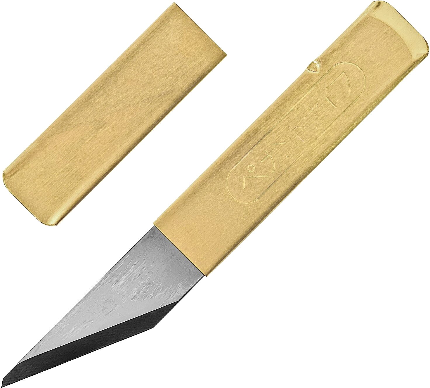 Yoshiharu SS-120 — Ремесленный нож-косяк (Kiridashi). Японский, традиционный (для работы с деревом), рукоять - латунь