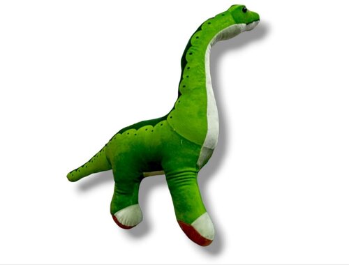 Мягкая игрушка Динозавр Бронтозавр 110 см зеленый