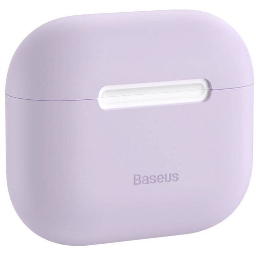 Чехол для наушников Baseus Super Thin Silica Gel Case для Apple AirPods (2021) Purple (WIAPPOD-CBZ45)