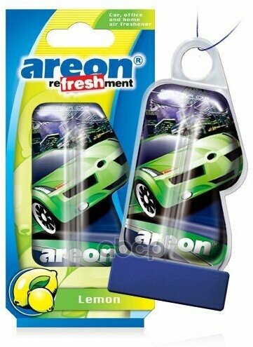 Ароматизатор На Зеркало Areon Refreshment Гелевый Лимон AREON арт. 704-025-901