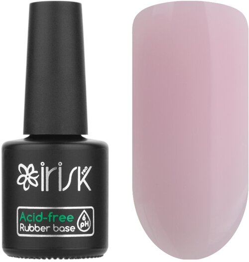 База каучуковая бескислотная IRISK Acid-free Rubber Base, 10мл (10 Milky Pink)