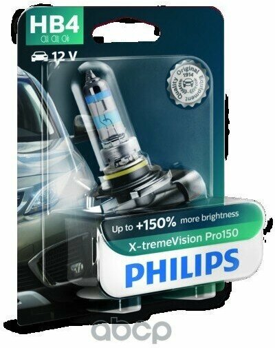 Автолампа Philips арт. 9006XVPB1