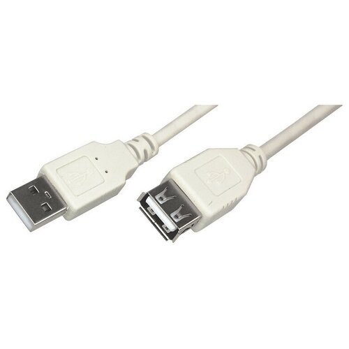 Кабель Rexant USB A - USB A 3 метра (18-1116) 399725 didc db9 15 25 37p разъем для обжимного кабеля без припоя последовательный штыревой разъем штекер гнездо