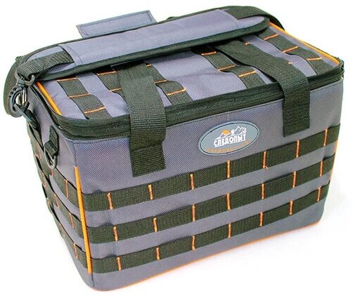 Следопыт Сумка "Base Lure Bag XL" (Серый) + 5 коробок, 380x280x240 мм PF-BBA-01