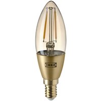 Лампа светодиодная ИКЕА РОЛЛЬСБУ, E14, 1.4 Вт, 2200 К