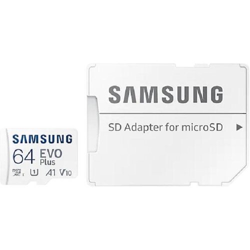 Карта памяти Samsung evo plus microSD 64gb class10 UHS U3