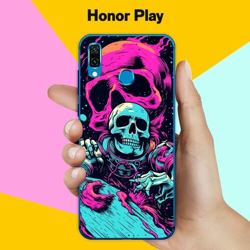 Силиконовый чехол на Honor Play Череп / для Хонор Плэй силиконовый чехол на honor play хонор плэй сирень крупная