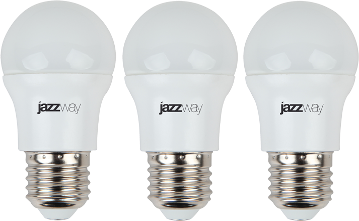 фото Лампа светодиодная PLED-SP G45 7w E27 3000K 230/50 1027863-2 Jazzway (3 шт)
