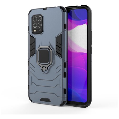 фото Чехол-бампер mypads для xiaomi mi 10 lite 5g противоударный усиленный ударопрочный синий