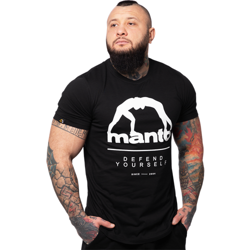 фото Футболка manto defend yourself black l