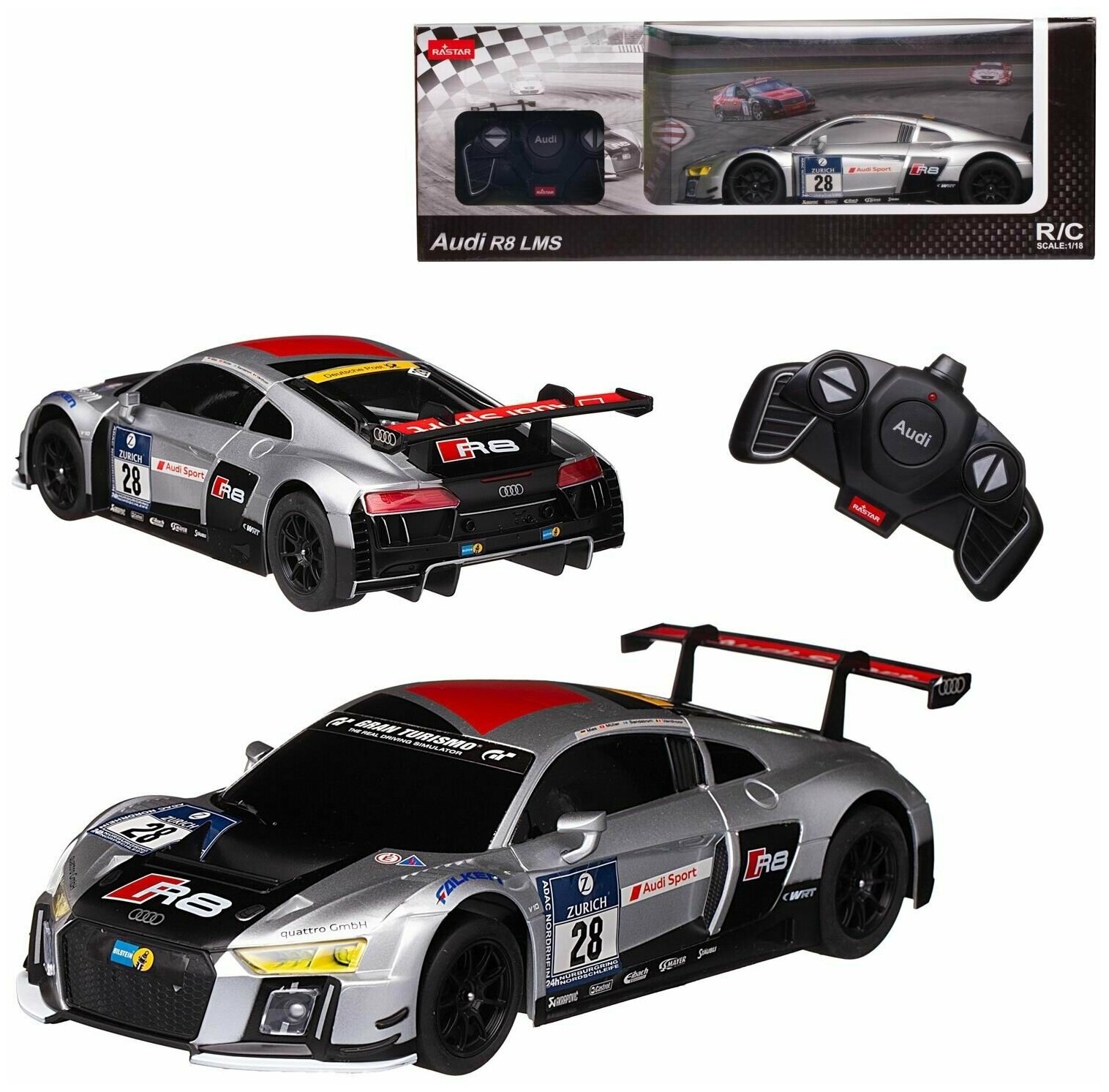 Машина р у 1:18 Audi R8 Performance 2015 Version 59300-no