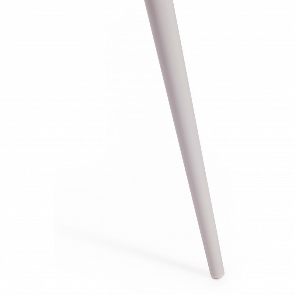 Стул TetChair CHILLY (mod. 7095-1) / 1 шт. в упаковке, ткань/металл, 45x53х88 см, высота до сиденья 50 см, серый barkhat 26/белый - фотография № 12