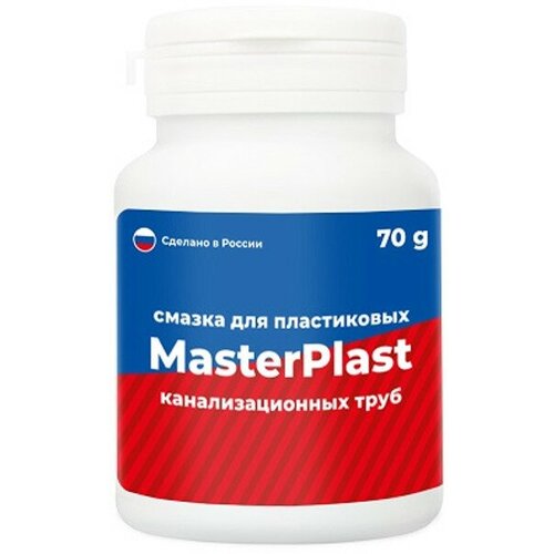 Смазка для канализационных труб MASTERPLAST 70 г мастерпроф смазка для канализационных труб masterplast 70 г ис 130896 арт 834978