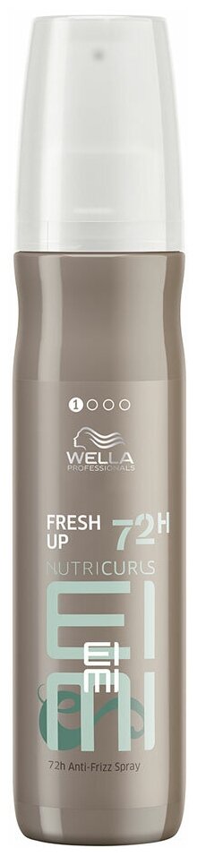 Спрей WELLA PROFESSIONAL для блеска, объема и гладкости кудрявых и вьющихся волос Fresh Up 72H Anti Frizz Spray, 150 мл