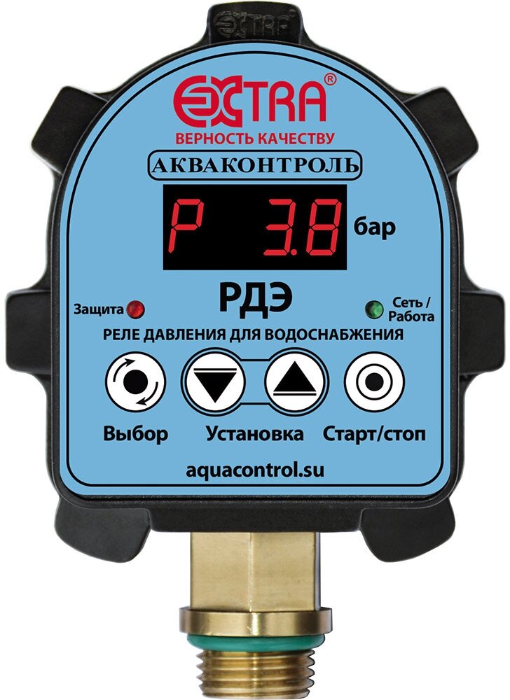 Реле давления электронное РДЭ 10-2.2 (0.2-9.9 бар, 1/2" НР)