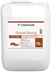 Грунтовка FINNCOLOR Gravel strong фасадная укрепляющая (10 л) 10 л. 0.2 л/м²