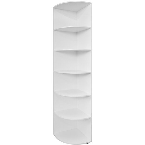 Стеллаж угловой Hoff Линда, цвет белый снег