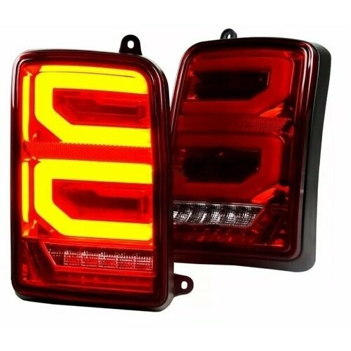Фонари задние светодиодные красные, динамический повторитель RED LED TheBestPartner на Лада Нива 4х4, Нива Легенд, Нива Урбан