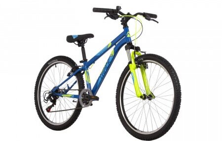 Велосипед NOVATRACK 24" BATTLER сталь 12', синий, 6 скор. TZ500/TS-38/SG-6S, V-brake