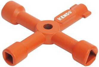 Ключ для электрошкафов и радиаторов kendo 4в1