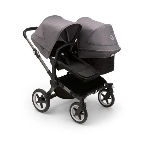 Детская коляска 2 в 1 Bugaboo Donkey5 Duo Graphite/Midnight Black/Grey Melange