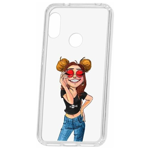 фото Чехол на huawei p20 kruche print smiling кruче