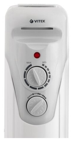 Изображение Масляный радиатор VITEK 1708, 1500Вт, механическое управление, 7 секций