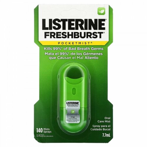 Listerine, PocketMist, Freshburst, 140 Mist Sprays, (7.7 ml)