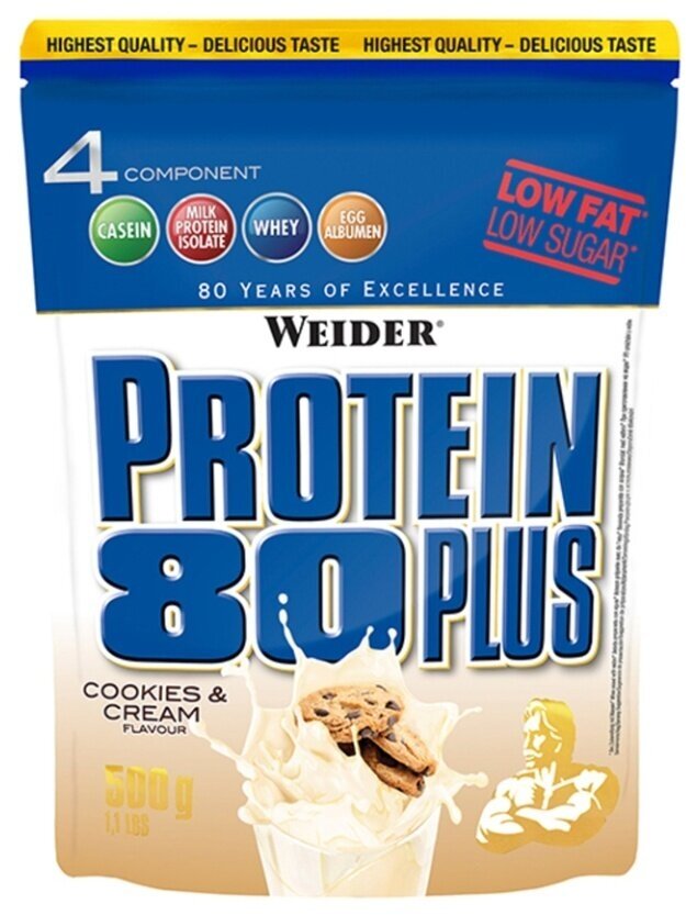 Weider Protein 80 Plus 500 г печенье и крем