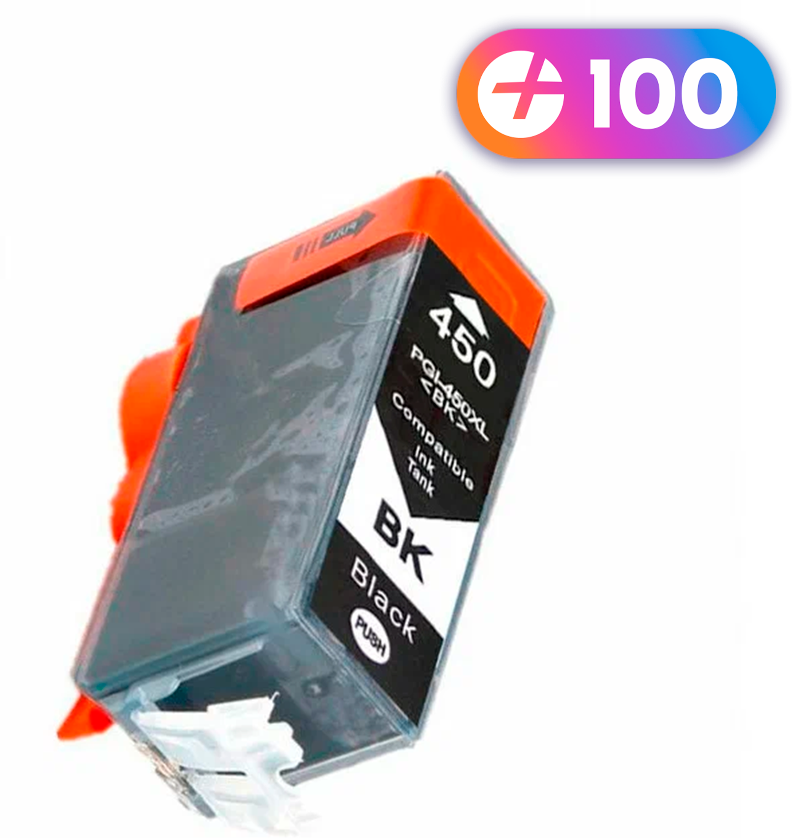 Картридж для Сanon PGI-450PGBK, Canon Pixma iP7240, iP8740, iX6840, MG5440, MG6640, MX724, MX924 и др, с чернилами черный новый заправляемый