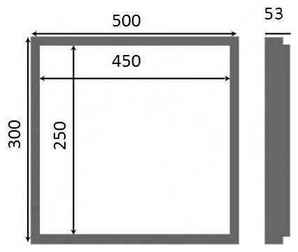 Люк под плитку Люкер AL-KR 30/50 (в/ш) размер дверцы 25/45 - фотография № 9