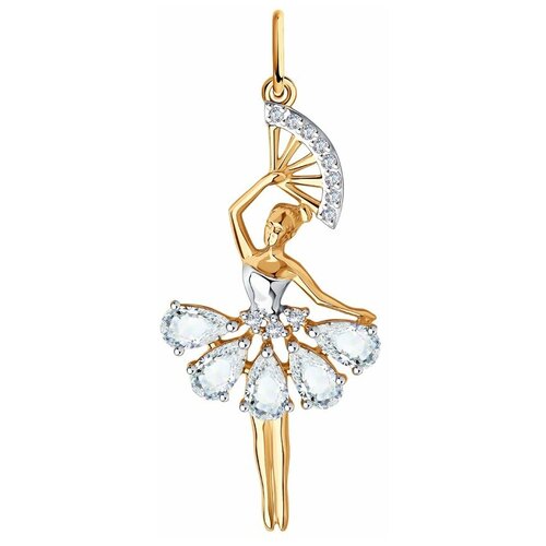 фото Sokolov подвеска из золота с фианитами 035987