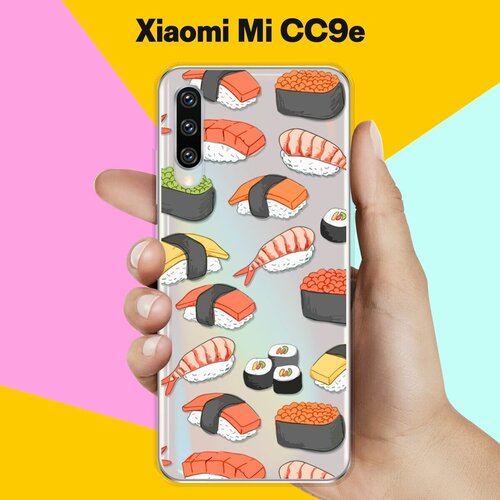 Силиконовый чехол Суши на Xiaomi Mi CC9e силиконовый чехол суши засыпает на xiaomi mi 10