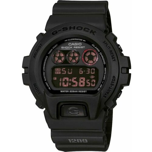 Наручные часы CASIO Противоударные японские мужские наручные часы Casio G-Shock DW-6900MS-1D с гарантией, черный