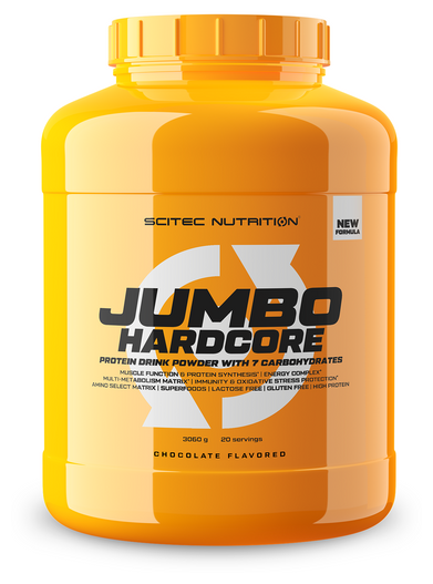 Scitec Nutrition Jumbo Hardcore 3060 гр, шоколад