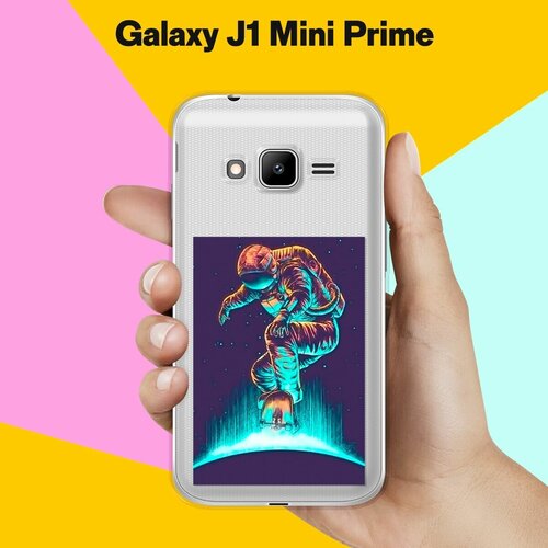 Силиконовый чехол на Samsung Galaxy J1 Mini Prime Сёрфер / для Самсунг Галакси Джей 1 Мини Прайм