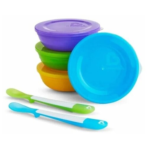 Купить Комплект посуды Munchkin Love-a-Bowls™ (1210601), разноцветный, Посуда