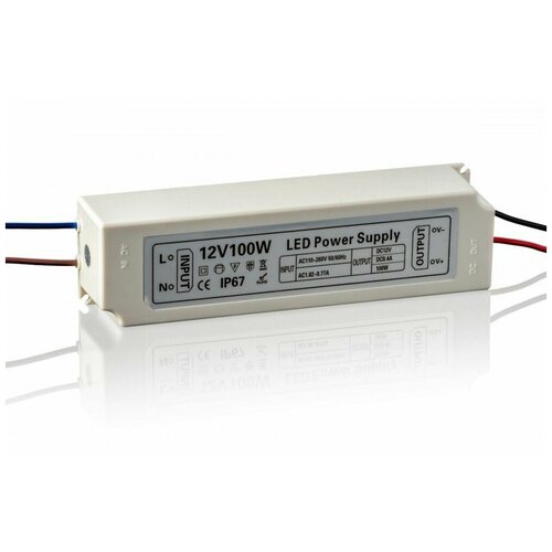 Блок питания LV-100-12 Plastic DC12V 100W IP67