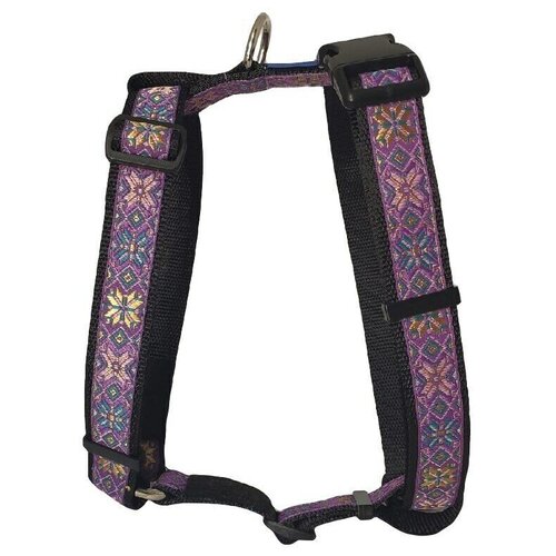 Шлейка прогулочная для собак регулируемая Поларис Размер M Цвет 11
