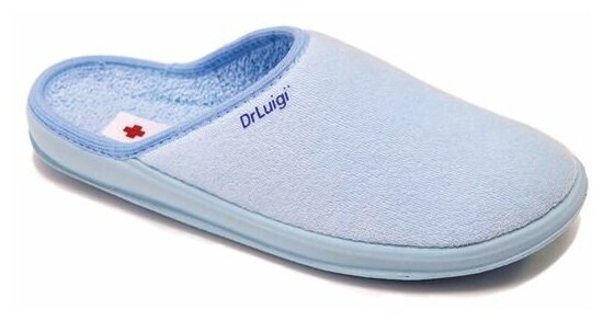 Обувь Dr LUIGI домашняя из текстиля (тапочки) арт.PU-01-01-TF/55 голубой 