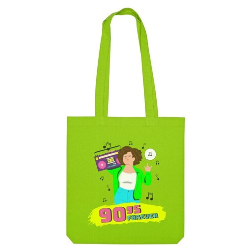 фото Сумка шоппер us basic, зеленый