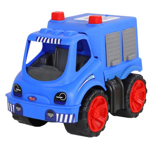 Грузовик Джамбо Тойз Полицейская машина (JB5100019), 29 см, синий