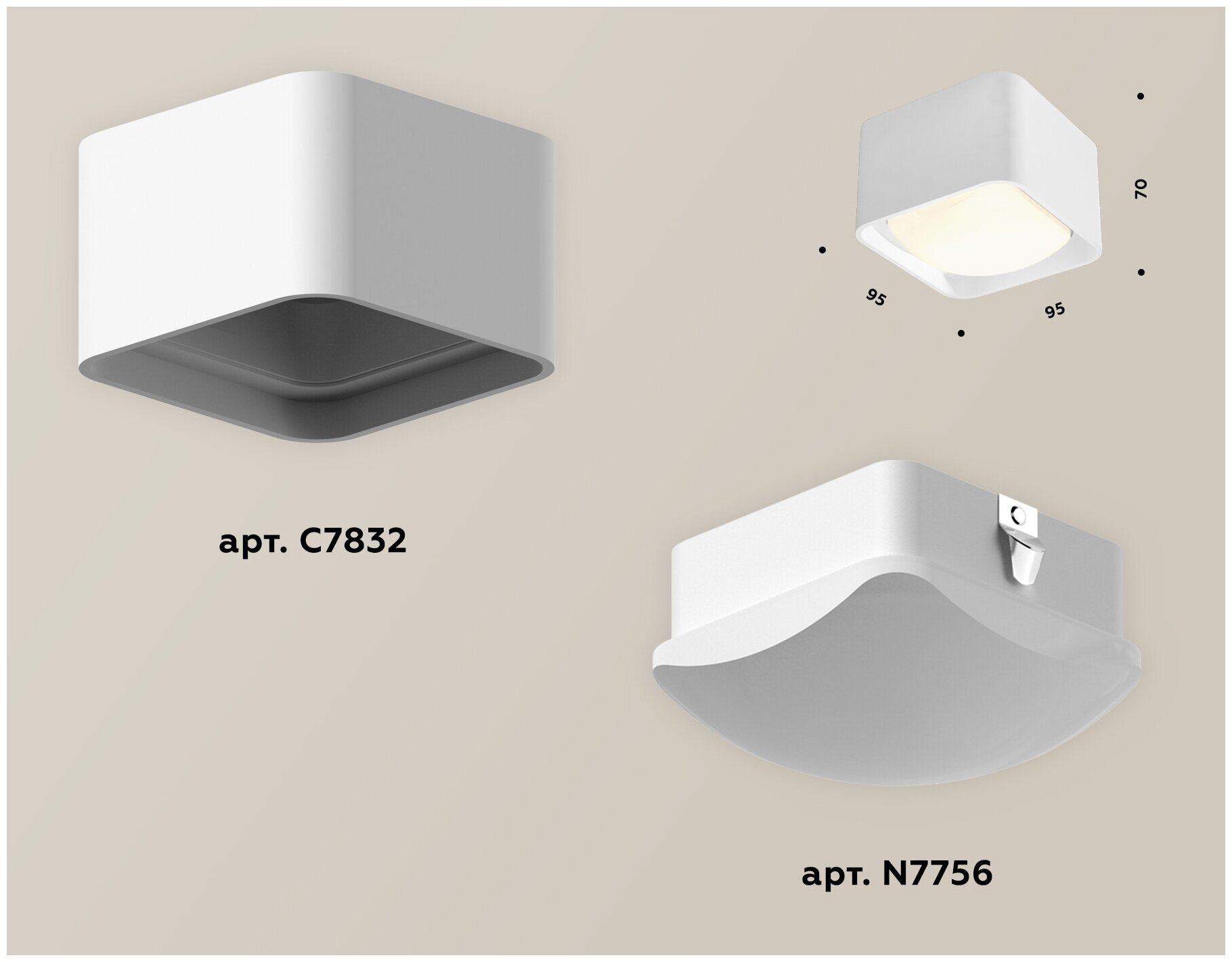 Потолочный светильник Ambrella Light Techno Spot XS7832022 (C7832, N7756)