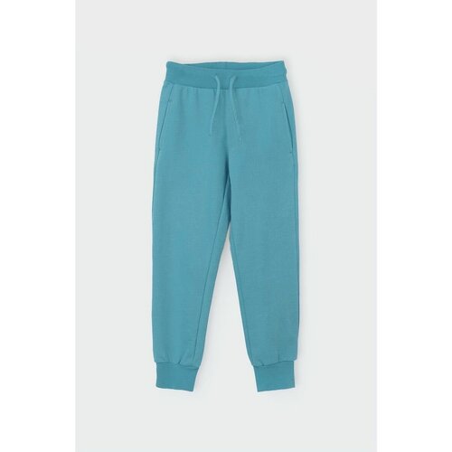 фото Брюки crockid, размер 152, зеленый